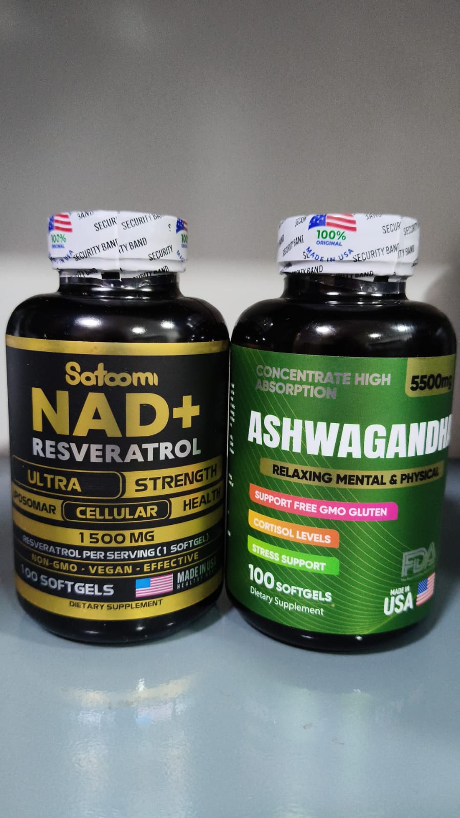 Combo Nad Ashwagandha Resveratrol