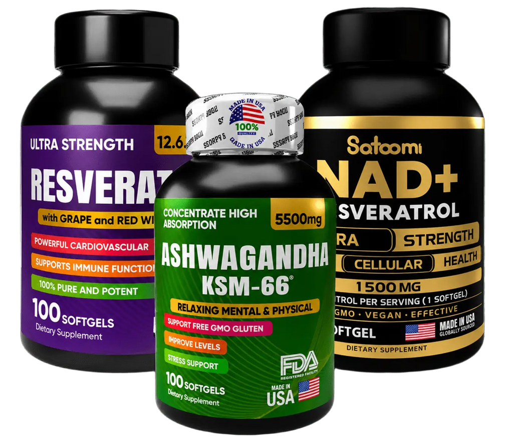 Combo Nad Ashwagandha Resveratrol