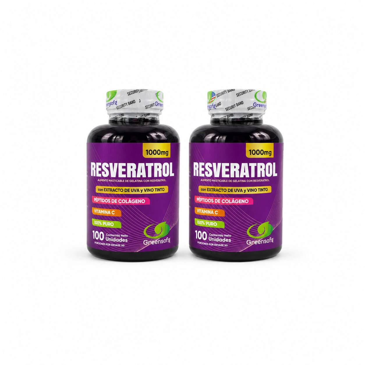 Resveratrol con resgistro invima x 2 und